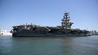 USS Nimitz Departs Her Homeport Scheduled Deployment