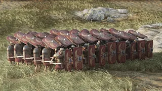 Roman Testudo Formation vs 100 Archers