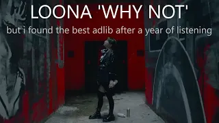 [LOONA]  best adlib finally found  |  'Why Not'