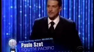 Paulo Szot wins 2008 Tony Award for Best Actor in a Musical