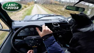 1999 - Land Rover Defender TD5 | POV Drive Around on Danish Island