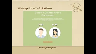 Webinar - Ahnenforschung für Anfänger