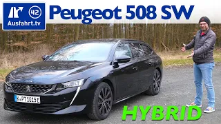 2020 Peugeot 508 SW HYBRID 225 e-EAT8 - Kaufberatung, Test deutsch, Review, Fahrbericht Ausfahrt.tv