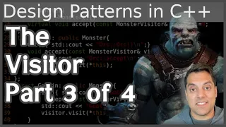 C++ Visitor Design Pattern - Part 3 of 4- Coding the Visitor