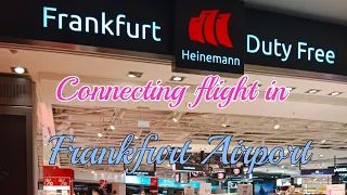 Landing and Arrival Walk  at Frankfurt Airport