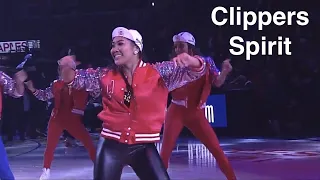 Clippers Spirit (Los Angeles Clippers Dancers) - NBA Dancers - 12/3/2019 dance performance