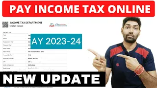 Income tax payment online (e-Pay Tax) 2023-24, How to pay income tax online on new e-filing portal