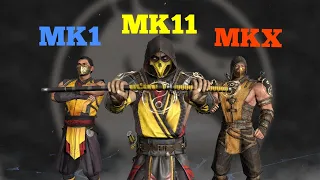 MK Mobile - MKX, MK11, MK1 Scorpion Team Gameplay