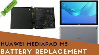 Huawei MediaPad M5 - How to replace BATTERY by CrocFIX