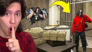 ESPIONANDO PLAYERS EM UM ASSALT0 A BANCO!! (GTA 5 Rp)