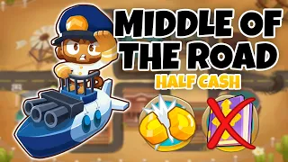 Middle Of The Road HALF CASH Guide | No Monkey Knowledge - BTD6