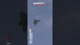 Demonstrating Power Eurofighter Typhoon - Noise & Manoeuvres - ANARCHY1 2023 🇬🇧 RAF Coningsby