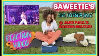 REACTION VIDEO: Saweetie FULLPerformance @ Jake Paul VS Ben Askren | Triller Fight Club