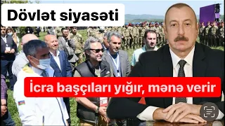 Acaq yığdığı pulları vaxtında Əliyevə çatdırmayan icra başçıları tutulur