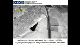 OSCE SMM UAV targeted near Betmanove / У напрямку БПЛА СММ стріляли
