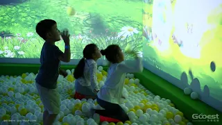 Indoor Playground Interactive Wall Projection Game -Gooest Crazy Magic Ball