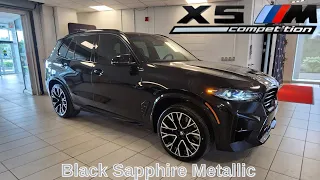 NEW ARRIVAL!  2024 BMW X5M Competition Black Sapphire Metallic on Midrand Beige