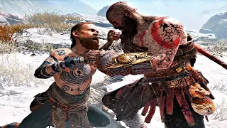 God of War 4 - The Stranger Boss Fight #2 (PS4 PRO)