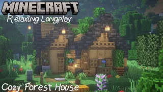 Building a Cozy Forest House - Minecraft Relaxing Longplay (No Commentary) (1.19.2)