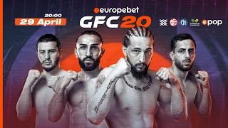 🥊 GFC 20 | საერთაშორისო, საიუბილეო ტურნირი თბილისში!