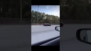 Downshifted In Widebody Hellcat Then Flew By On Highway👀😱*Sounds Amazing 😮‍💨🍷* NOT CLICKBAIT