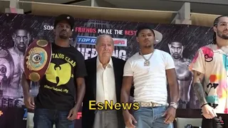 Shakur Stevenson Vs Jamel Herring For 130 Championship Full Presser  EsNews Boxing