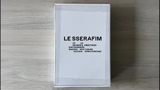 Unboxing LE SSERAFIM 르세라핌 2024 SEASON'S GREETINGS