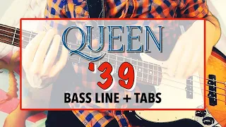 Queen - '39 /// BASS LINE [Play Along Tabs]