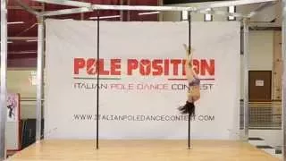 Maria Saggiomo advanced italian poledance contest2015