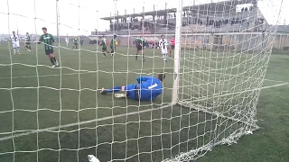 Under 16 5^ Rit. Parma-Sassuolo, 13' tiro dal limite di Schifano, portiere blocca