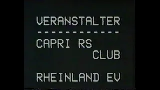 20 Jahre Capri  - Treffen 1989 auf dem Nürburgring