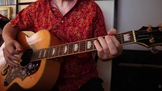 How to play "She's Lost Control" by Joy Division on acoustic guitar