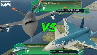 UPDATED | Bayraktar MIUS-B Vs XQ-58 Valkyrie | Drone Comparison | Modern Warships