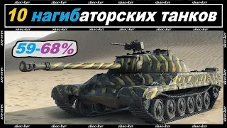 10 ТАНКОВ НА КОТОРЫХ ИГРОКИ ИМЕЮТ МАКСИМАЛЬНОЕ КОЛИЧЕСТВО ПОБЕД WORLD of TANKS