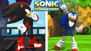 Sonic Generations: Boom Sonic and Shadow in Modded Stages