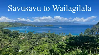 Solo sailing upwind from Savusavu to Wailagilala in Fiji S1 Ep5