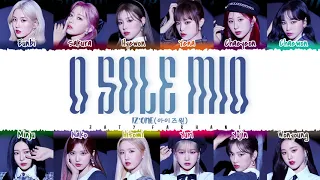 IZ*ONE (아이즈원) - 'O SOLE MIO' Lyrics [Color Coded_Han_Rom_Eng]