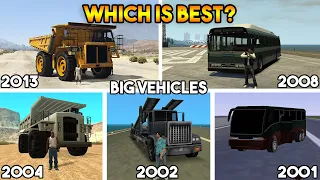 GTA : WHICH IS BEST BIG VEHICLE? (GTA EVOLUTION)