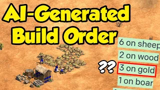 Can I win using an AI-generated build order? (AoE2)