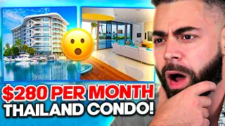 American Man Shows His $280 Dollar A Month Luxury Beach Condo In Pattaya Thailand