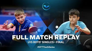 Yehor BORSHCHEVSKYI (UKR) VS Berk OZTOPRAK (TUR) | U15 BS F | WTT Youth Contender Batumi 2023