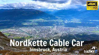 Innsbruck Nordkette cable car Austria 4K