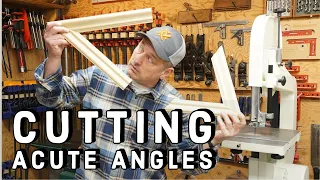 Cutting Extreme Angles on a Miter Saw -  Build An Acute Ange Jig