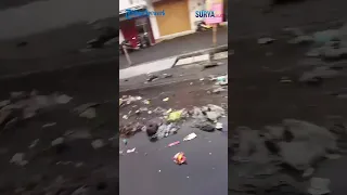 VIRAL REKAMAN Sampah Berserakan di Jalan Kota Malang Pasca Diguyur Hujan