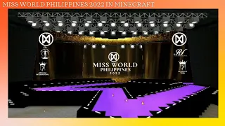 MISS WORLD PHILIPPINES 2022 STAGE IN MINECRAFT