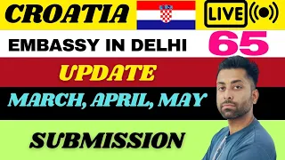 Croatia Embassy March, April, May Update |Croatia New update 2024 |Croatia Embassy in delhi 2024|