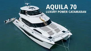 Aquila 70 Luxury Power Catamaran | The New Flagship