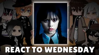 BSD react to Wednesday Addams || react to Wednesday