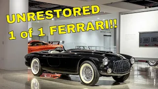 MULTIMILLION DOLLAR FERRARI | UNRESTORED 1952 FERRARI BARCHETTA