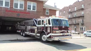 Harrison FD Engine 13 + Tower Ladder 24 Responding